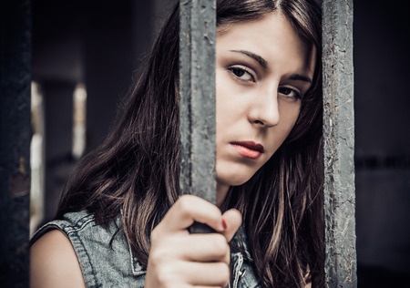 girl locked in prison